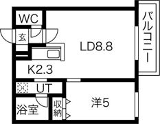 メイユール18の間取り画像