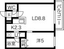 メイユール18の間取り画像