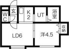 LEE SPACE 北48条の間取り画像