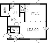 プリンス202の間取り画像