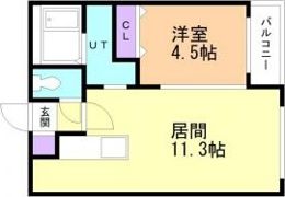 ウエリスアーバン円山北3条の間取り画像