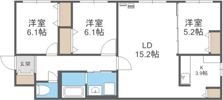 Pommeraie北18条（ポムレ北18条）の間取り画像