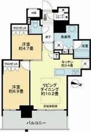 ザ・札幌タワーズ イーストタワーの間取り画像