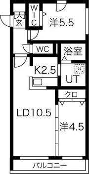 RESIDENCE SHINMEI 新道東の間取り画像