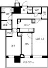 ONE札幌ステーションタワーの間取り画像