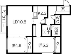 BLANC CASSE（ブランカッセ）の間取り画像