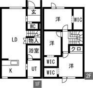 affetto（アフェット）の間取り画像
