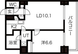 グランドタワー札幌の間取り画像