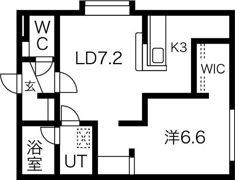 ハブN26Jの間取り画像
