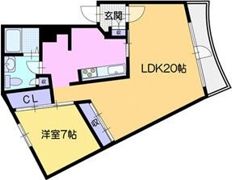 カーサN11の間取り画像