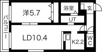 サンコート北7条弐番館の間取り画像