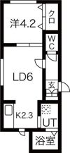 アルバ元町の間取り画像