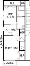 オルタナティブN17の間取り画像