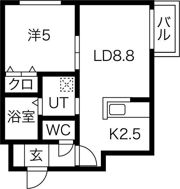 MTガーデンEastの間取り画像