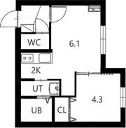 Lagom N15 （ラーゴムエヌ15）の間取り画像