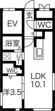 ASTAGE北9条の間取り画像