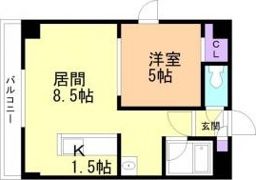 セントポーリア壱番館の間取り画像