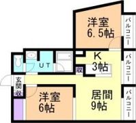 プルミエールメゾン南円山の間取り画像