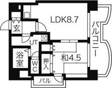 札幌ビオス館の間取り画像