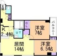 レゾ札幌の間取り画像