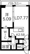 ピオネロ琴似の間取り画像