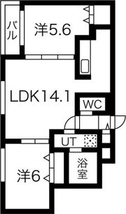 バーニーズ ヴィスタの間取り画像