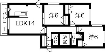 バーニーズ ヴィスタの間取り画像