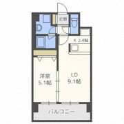 レジディア北3条の間取り画像