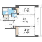 レジディア円山北5条の間取り画像