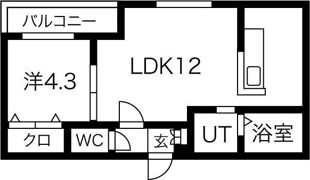Patio北19の間取り画像