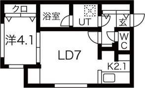 Angelic garden新札幌（エンジェリックガーデン）の間取り画像