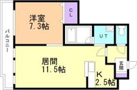 カールトン山の手の間取り画像