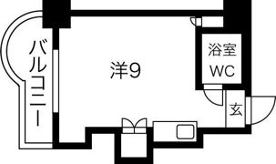 サイレンス医大前の間取り画像
