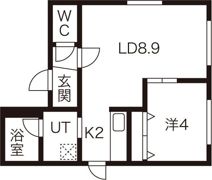 トレスコトニの間取り画像