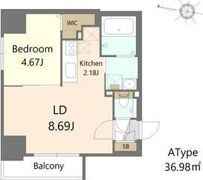 S-RESIDENCE大通公園admirioの間取り画像