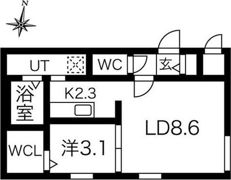 Livease kitamaruyamaの間取り画像
