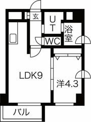 LEE SPACE N4の間取り画像
