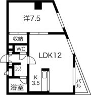 ブリーズ宮の沢IIの間取り画像