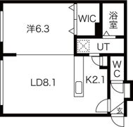 コラージュ琴似の間取り画像