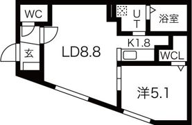 ALPHA南円山の間取り画像