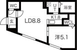 ALPHA南円山の間取り画像