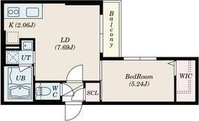 S-RESIDENCE琴似本通avantaの間取り画像