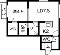 アルヴィータ発寒の間取り画像