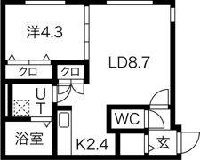 トライバルスペース発寒南の間取り画像