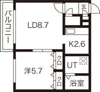セルバテール琴似の間取り画像