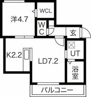 レンブラント西町の間取り画像