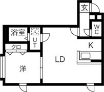 ペイサージュ西町の間取り画像