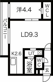 アンジュール発寒南の間取り画像