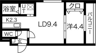 ソレイユ発寒南の間取り画像