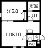 CASA西町グランデC棟の間取り画像